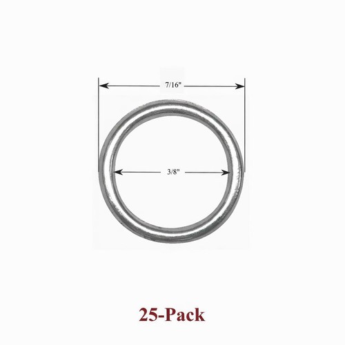 Sew on nickel plated - 3/8",