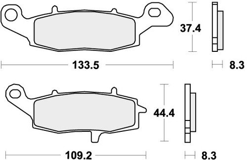 Sbs brake pads front - brake,