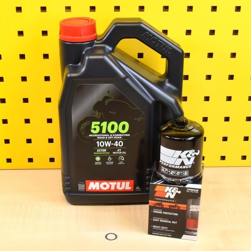 Oil change kit - k&n, filter