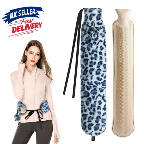 Long hot water bottle with - long,