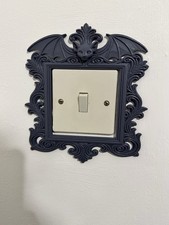 Gothic Bat Light Switch Frame Wall Plate Home Decor