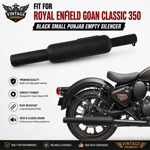 Black small empty silencer - black,