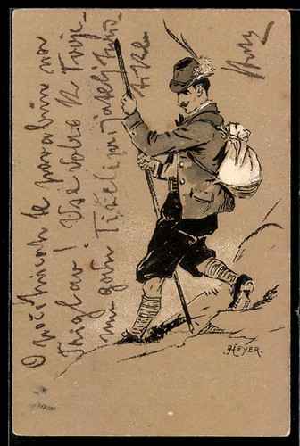 Artist arthur heyer hiker - artist-ak,