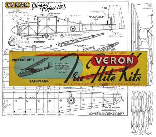 Veron model airplane plans - veron,