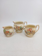 Royal Venton Ware Olde English Inns Jug - Set Of 3
