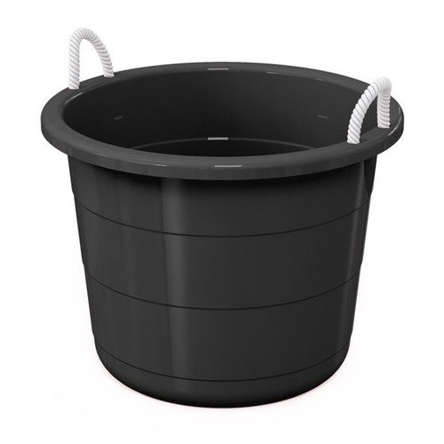 Black gallon storage tub - ,
