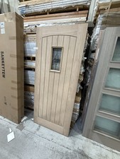 78x33” 45mm Oak Double Glaze Cottage External