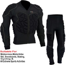 BODY ARMOUR MOTORBIKE MOTORCYCLE MOTOCROSS SKIING SPINE GUARD PROTECTIVE SUIT