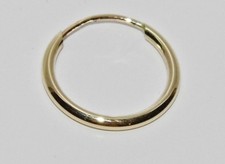 Men 9ct gold single sleeper - gold,