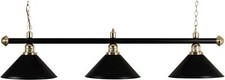 POOL TABLE LIGHTING BLACK