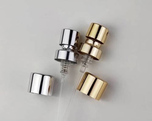Perfume spray pump - spray, gold