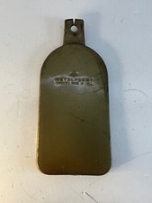 METALPLAST GOLD VINTAGE ORIGINAL ITALIAN LICENCE-TAX DISC HOLDER LAMBRETTA VESPA