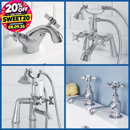 Traditional bathroom tap set - traditional,