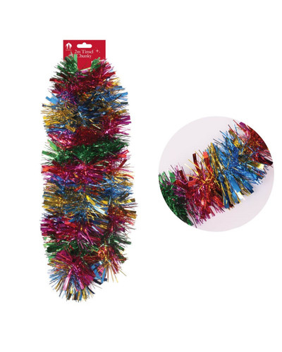 Multicolour tinsel - multicolour,