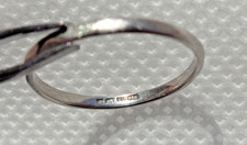 VINTAGE GENUINE PLATINUM ETERNITY RING