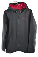 O'NEILL Black Softshell Jacket size XL Womens Windbreaker Casual Outdoors