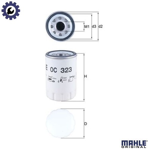 Oil filter 323 for daimler - for,
