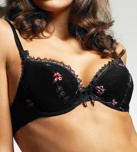 Charnos rosebud padded plunge - rosebud,
