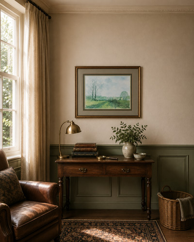 Vintage signed framed wall - vintage,