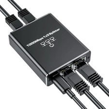 Ethernet Splitter 1 to 3 High Speed 1000Mbps, BolAAzuL Gigabit