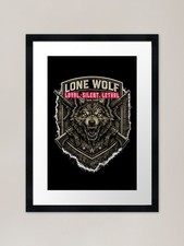 Lone Wolf team Framed Art