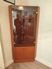 Vintage Teak Corner Cabinet