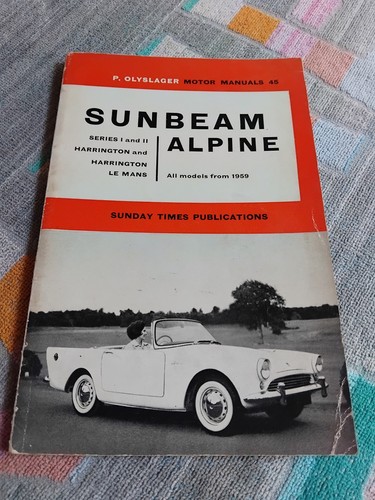 Sunbeam alpine 1959 - sunbeam,