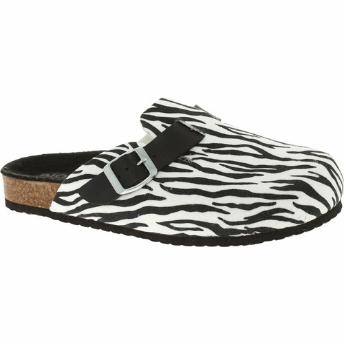 Black white leather animal - black, &