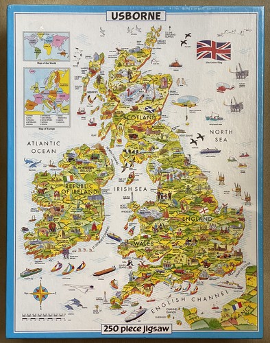 British isles jigsaw - 250, large