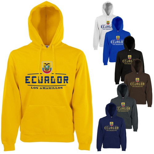 Ecuador fan hoodie hooded - ecuador,