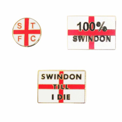 New swindon town pin badge - new,