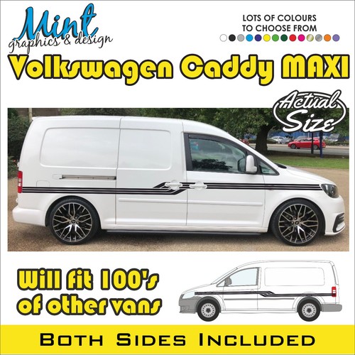Caddy maxi side - side, stripes