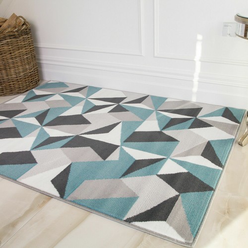 Modern duck egg blue living - modern,