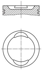 Fits MAHLE 009 41 00 piston