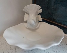 Vintage White Porcelain Bird