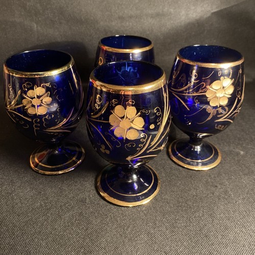 Vintage bohemian cobalt blue - bohemian,