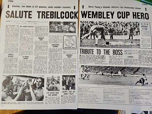 Everton ephemera - fc,,