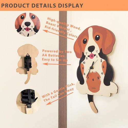 Dog wall clock - dog, stylish
