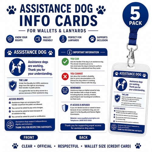 Assistance dog info - info, |