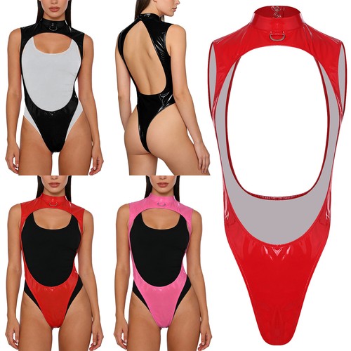Women wet look - wet, elastic