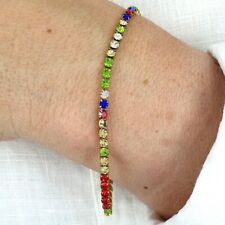 Gold Plated Colorful Diamond