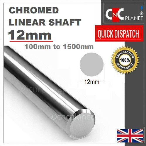 12mm smooth chromed steel - 12mm,