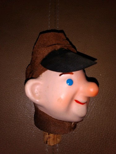 Antique head bottle stopper - antique,