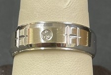 82343 Platinum Men's Ring with