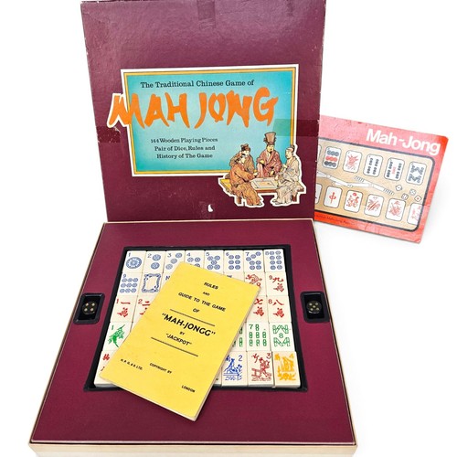 Chinese mah jong complete - jong, vtg
