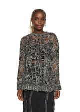 14 Rail pull Urban Outfitters Jumper S&P Twist Boyfriend Ladder Grunge £49 S