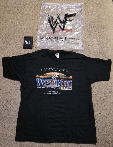 Vintg wwf wrestlemania - wwf, x-seven