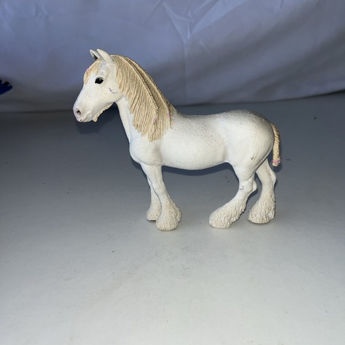 Schleich white shire mare - schleich,