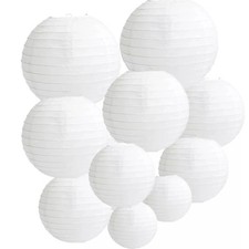2PCs White Paper Lanterns
