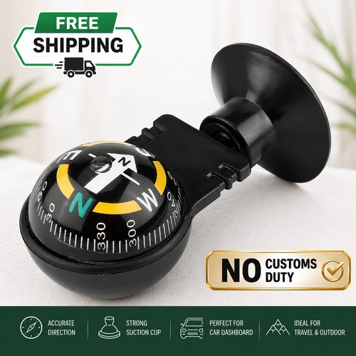 Car dashboard compass ball - car,